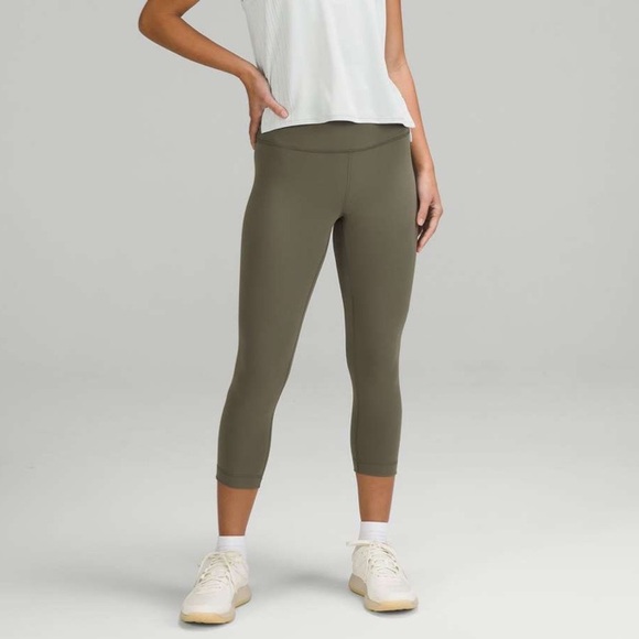 lululemon athletica Pants - Lululemon Wunder Train High-Rise Crop 21"
Army Green